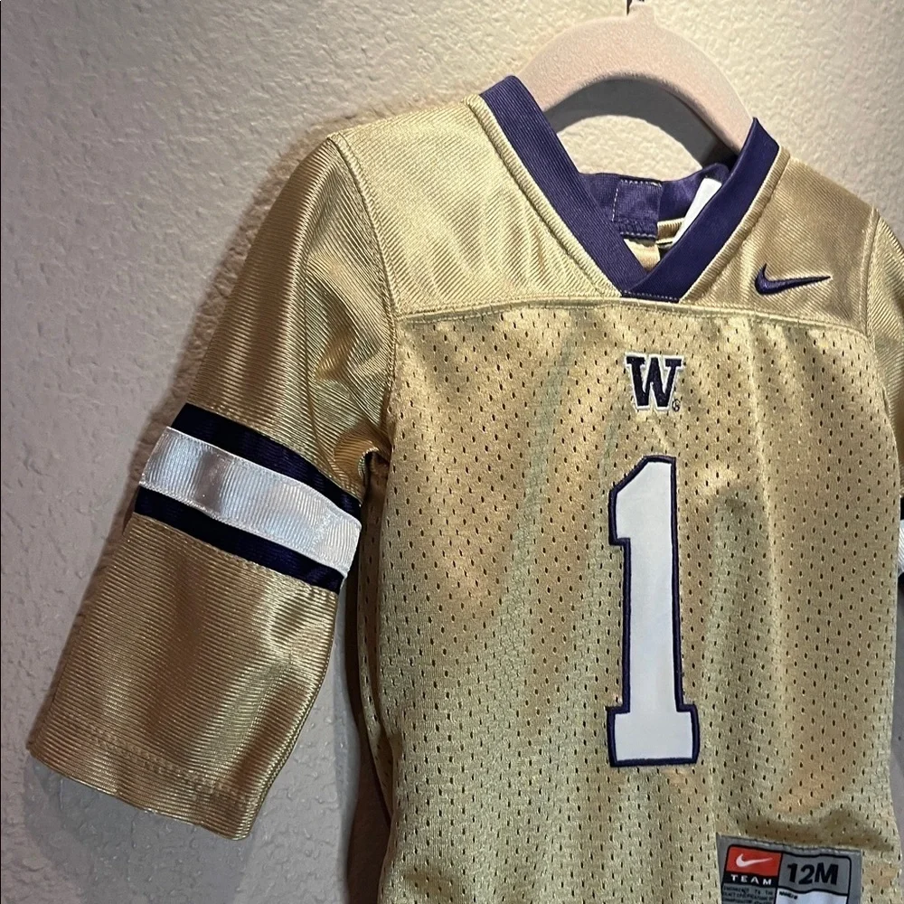 Nike University of Washington Vintage Football Jersey Size 12 Months Huskies